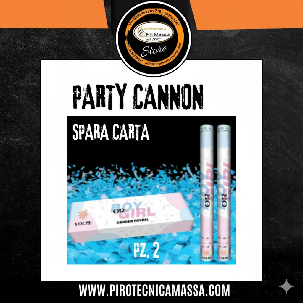 SPARA CORIANDOLI BLU