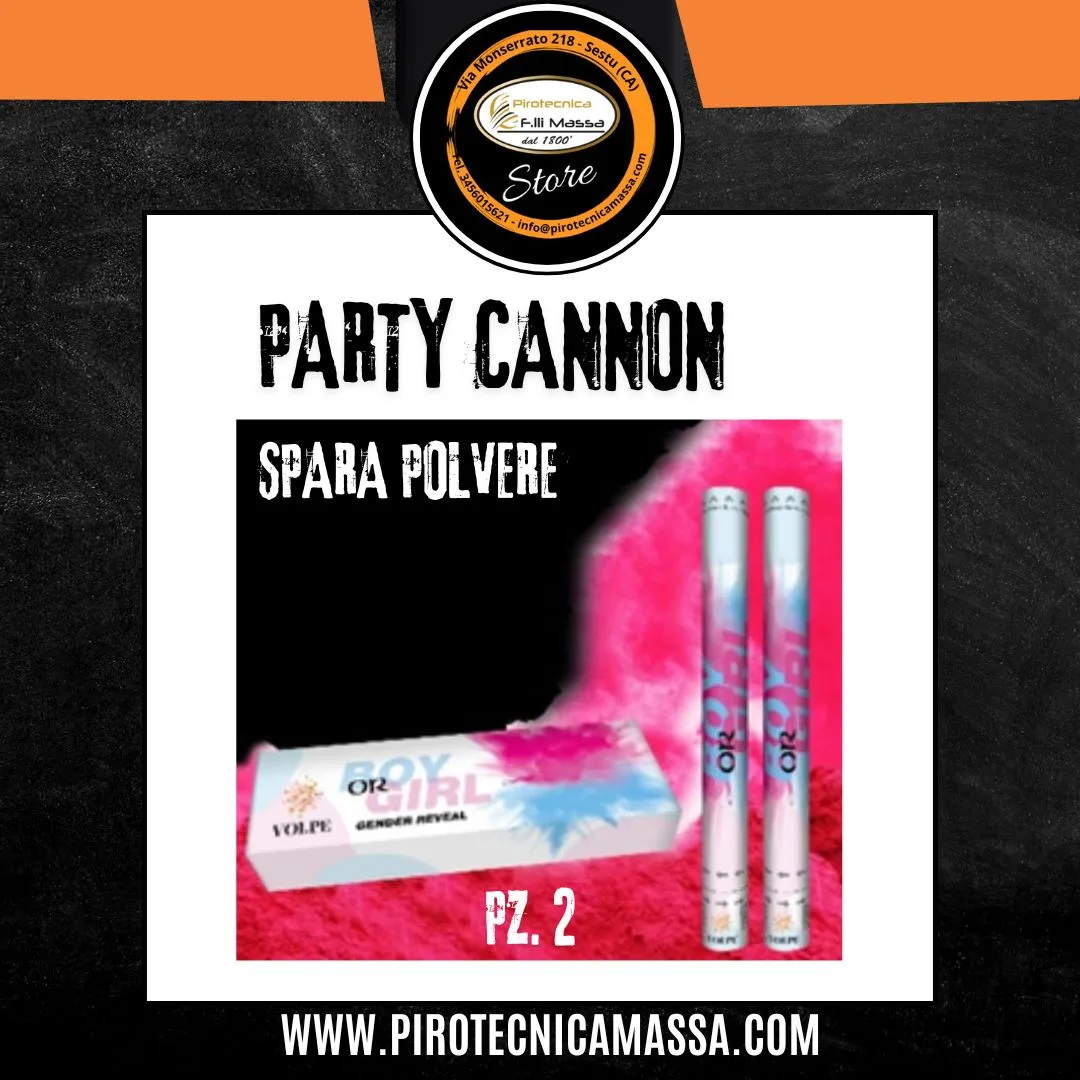 PARTY CANNON ROSA